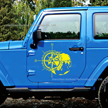 Karlor Compass pašlīmējošā auto uzlīme motora pārsega Jeep Wrangler