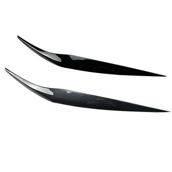 Ford Fiesta MK6.5 priekšējā lukturi uzacu dekoratīvā lenta (2013-2017) - AMP-Z ABS, spēcīga piestiprināšana, piemērots lukturiem