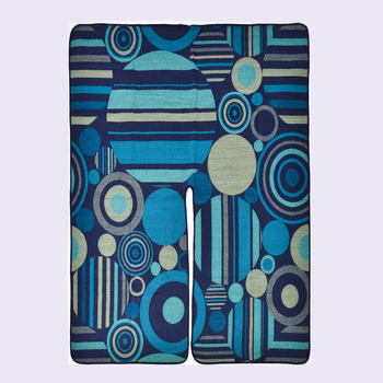 Γυναικεία εσάρπα με γεωμετρικό μοτίβο, μίμηση κασμίρ, Jacquard ύφανση, πλάτος 130 εκ, φθινόπωρο-χειμώνας