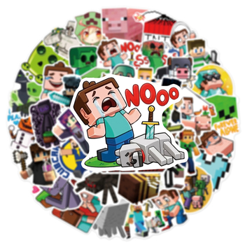 Adhezīvās automašīnas korpusa uzlīmes – spēļu sērija, stipra adhēzija, 50 gab., piemērotas visām gludām virsmām