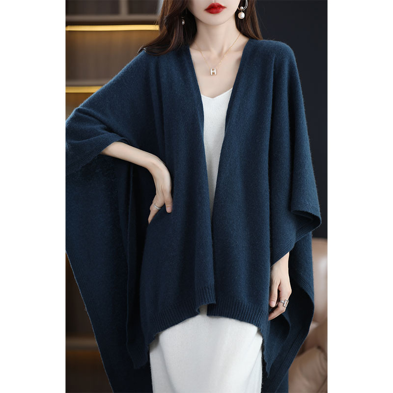 Μεγάλο μάλλινο φουλάρι με ρετρό στυλ, μονόχρωμο μοτίβο, ζεστό για το φθινόπωρο, περιεκτικότητα μαλλιού >96%