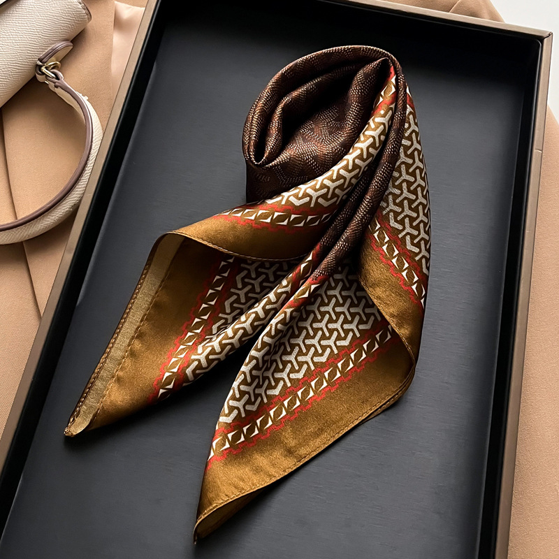 Chengpin Show ανδρικό μεταξωτό φουλάρι από μουριά, μικρό τετράγωνο φουλάρι, απλό ύφαντό, άνοιξη συλλογή, προσωπικό μόδας στυλ