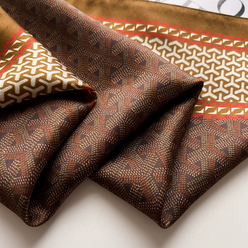 Chengpin Show ανδρικό μεταξωτό φουλάρι από μουριά, μικρό τετράγωνο φουλάρι, απλό ύφαντό, άνοιξη συλλογή, προσωπικό μόδας στυλ