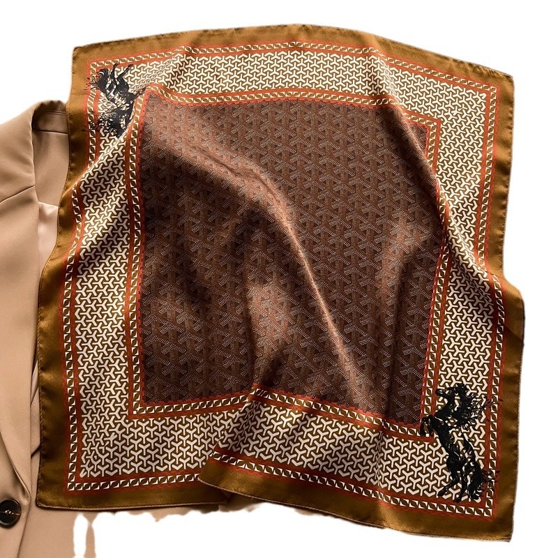 Chengpin Show ανδρικό μεταξωτό φουλάρι από μουριά, μικρό τετράγωνο φουλάρι, απλό ύφαντό, άνοιξη συλλογή, προσωπικό μόδας στυλ