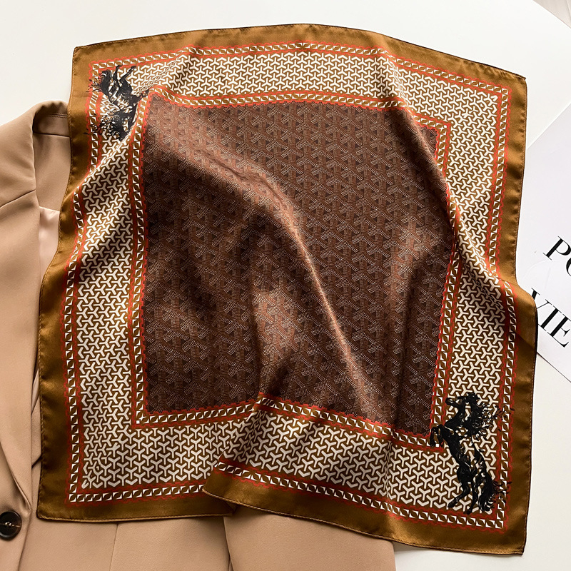 Chengpin Show ανδρικό μεταξωτό φουλάρι από μουριά, μικρό τετράγωνο φουλάρι, απλό ύφαντό, άνοιξη συλλογή, προσωπικό μόδας στυλ