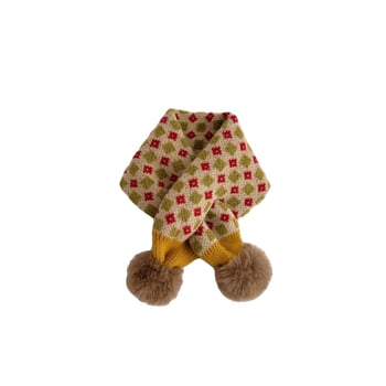 Βρεφικός κασκόλ από βαμβάκι, πλεγμένος με warp knitting, με λειτουργία αυτοθερμανσης, Jiami, φρέσκο και γλυκό ύφος.