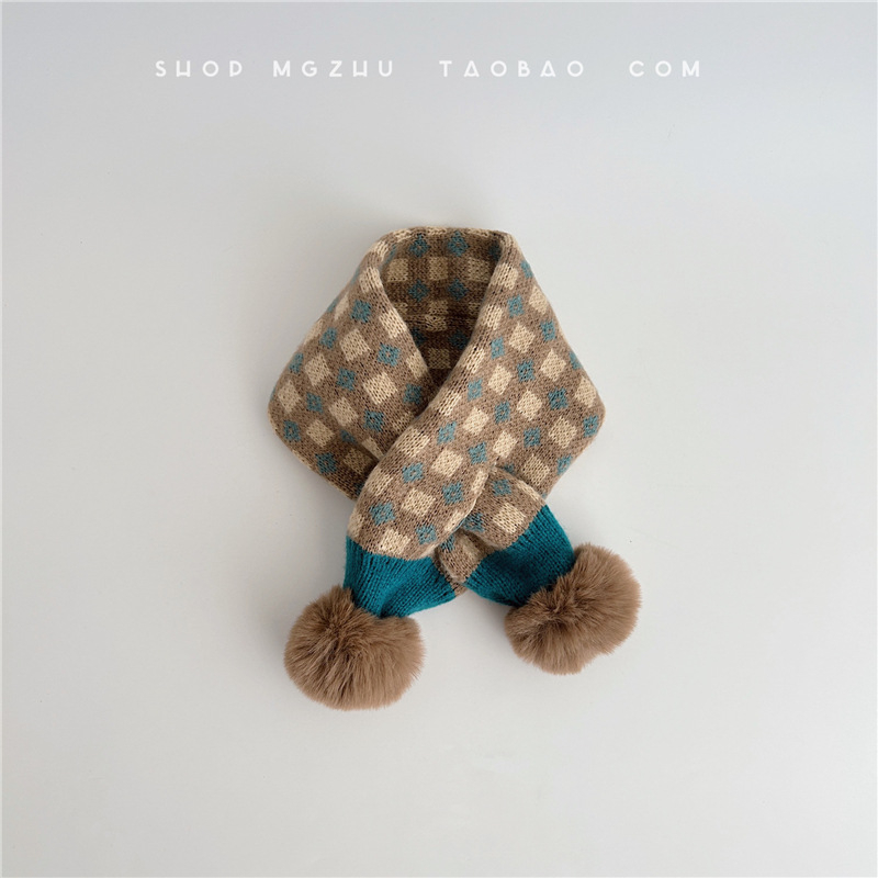 Βρεφικός κασκόλ από βαμβάκι, πλεγμένος με warp knitting, με λειτουργία αυτοθερμανσης, Jiami, φρέσκο και γλυκό ύφος.