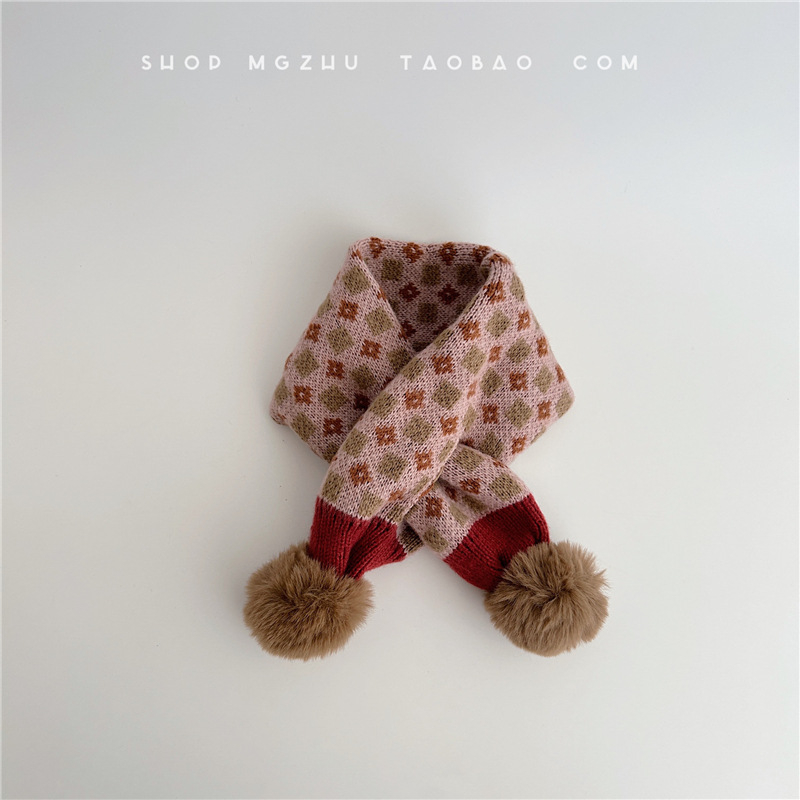 Βρεφικός κασκόλ από βαμβάκι, πλεγμένος με warp knitting, με λειτουργία αυτοθερμανσης, Jiami, φρέσκο και γλυκό ύφος.