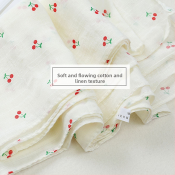 Παιδικό φουλάρι βαμβακερό-λινό, πλεκτό, προστασία από σκόνη, άνοιξη, βαμβάκι 51–60% / κάνναβη ≤10%