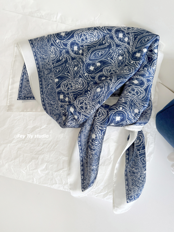 Kvadrātšalle, warp-knit poliesters, izdrukāts audums, pavasaris 2025, izcelsme Jinhua