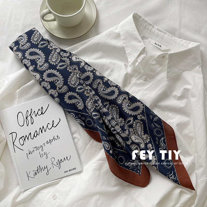 Kvadrātšalle, warp-knit poliesters, izdrukāts audums, pavasaris 2025, izcelsme Jinhua