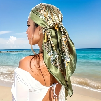 Φουλάρι με Paisley σχέδιο, πολυεστέρας warp-knitted, 100% πολυεστέρας, εκτύπωση, Άνοιξη 2025