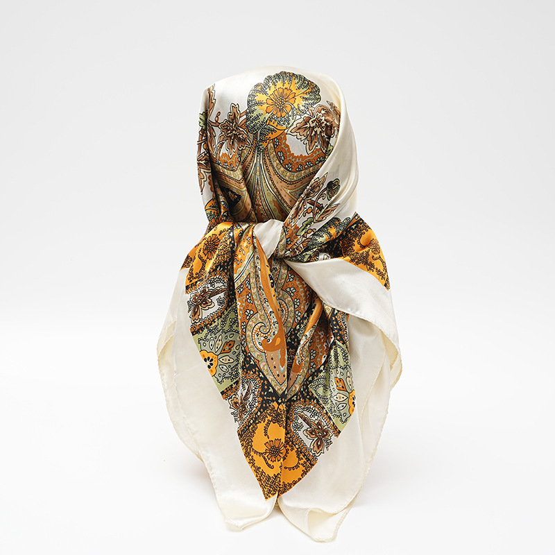 Φουλάρι με Paisley σχέδιο, πολυεστέρας warp-knitted, 100% πολυεστέρας, εκτύπωση, Άνοιξη 2025