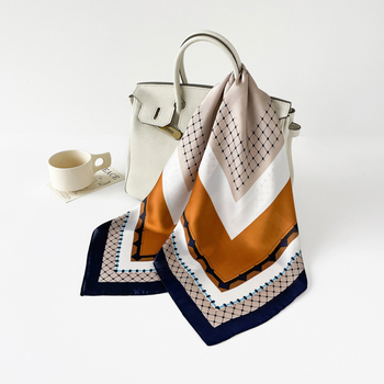 Τυπωμένο chiffon φουλάρι, πολυεστερικό ύφασμα, απλή ύφανση, καλοκαίρι.