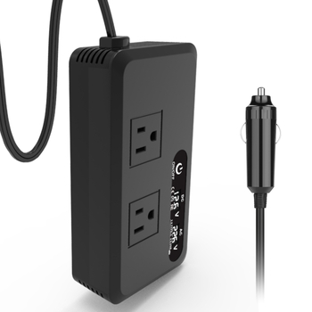 Μετατροπέας ισχύος αυτοκινήτου 200W, είσοδος 12V, έξοδος 220V/110V, τρεις θύρες USB 4,2A γρήγορης φόρτισης, CE/RoHS