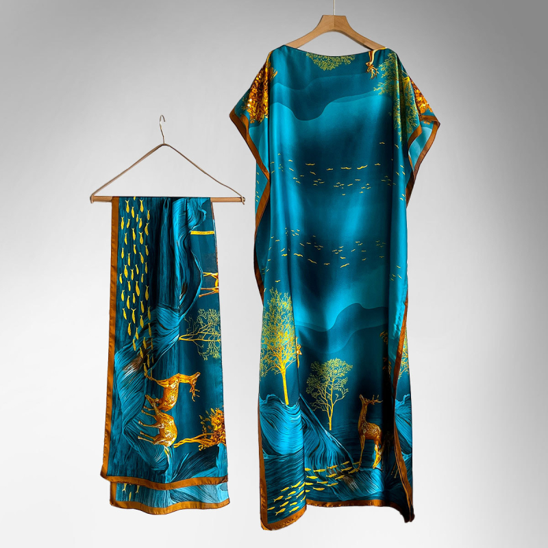 Γυναικείος φουλάρι από τεχνητό μετάξι, ρετρό-εθνοτικό στυλ, φλοράλ μοτίβο, ύφανση warp, διακοσμητικό αξεσουάρ για άνοιξη έως φθινόπωρο