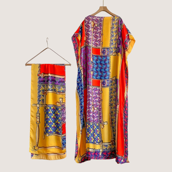 Sieviešu vasaras kleita ar saules aizsardzību no mākslīgā zīda, warp adīta audums, literāri retro stils, vasara 2025