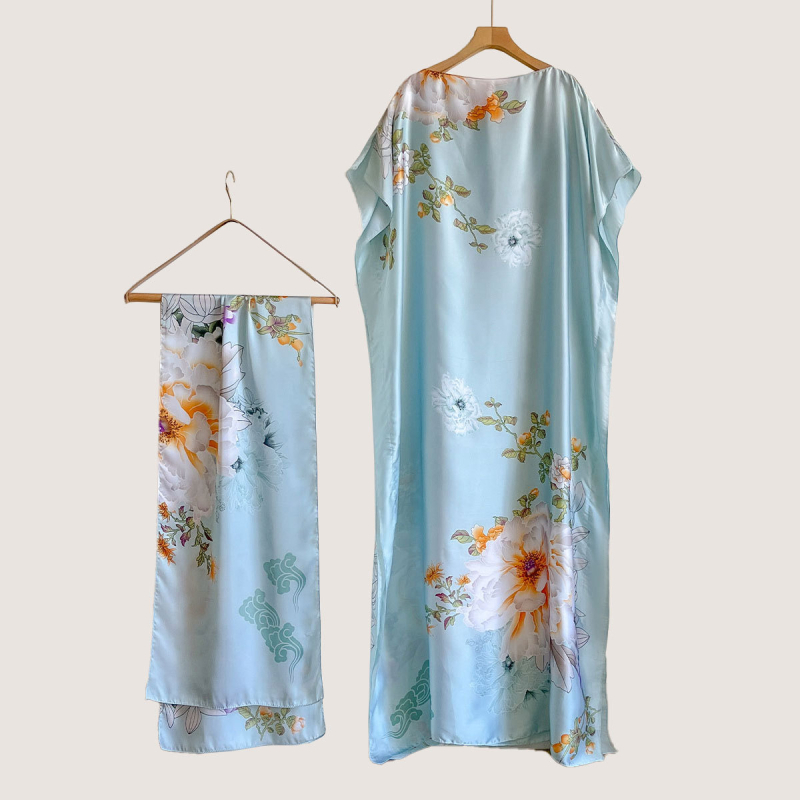 Sieviešu vasaras kleita ar saules aizsardzību no mākslīgā zīda, warp adīta audums, literāri retro stils, vasara 2025