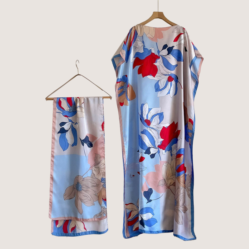 Sieviešu vasaras kleita ar saules aizsardzību no mākslīgā zīda, warp adīta audums, literāri retro stils, vasara 2025