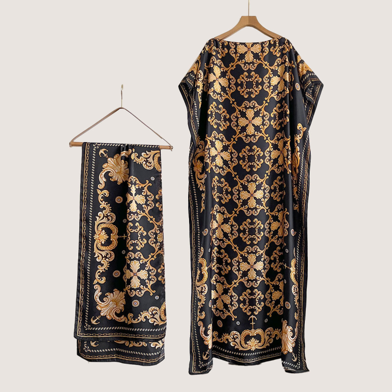 Sieviešu vasaras kleita ar saules aizsardzību no mākslīgā zīda, warp adīta audums, literāri retro stils, vasara 2025