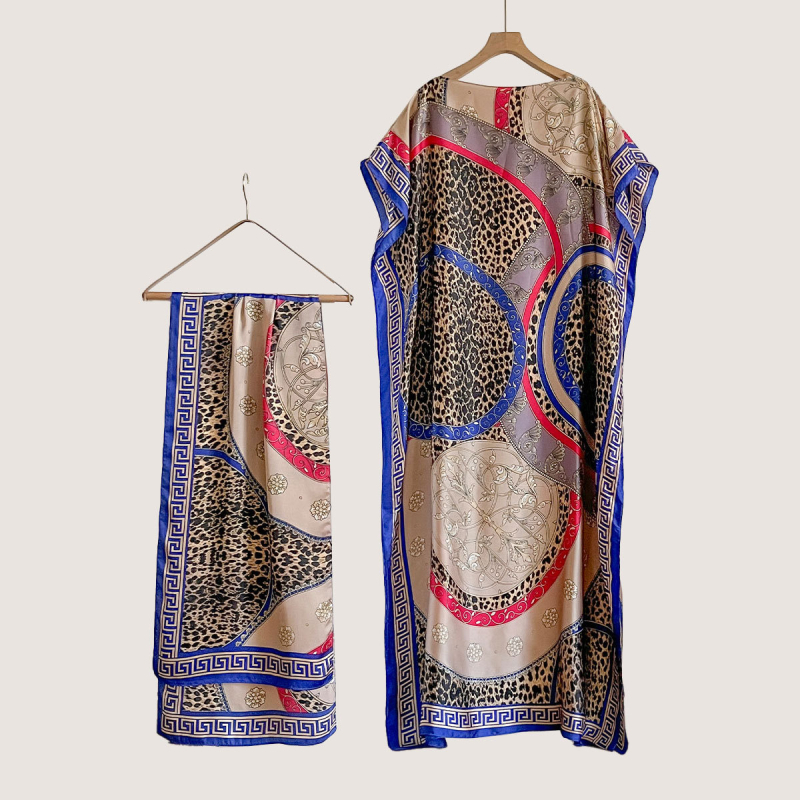 Sieviešu vasaras kleita ar saules aizsardzību no mākslīgā zīda, warp adīta audums, literāri retro stils, vasara 2025