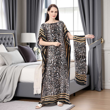 Ρόμπα κάλυψης παραλίας με λεοπάρ μοτίβο, ελεύθερο στυλ, για γυναίκες, πολυεστερική ίνα (Υλικό: πολυεστέρας; Κατάλληλες εποχές: χειμώνας, άνοιξη, φθινοπωρο; Στυλ: κομψή, ελεύθερο; Μότιβ: λεοπάρ; Λειτουργία: διαπνοή, σκίαση)