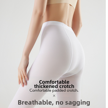 Γυναικείες χορευτικές καλσόν Velvet – anti-snag, μονόχρωμο σχέδιο, 50D, πολυεστέρας 50–70%