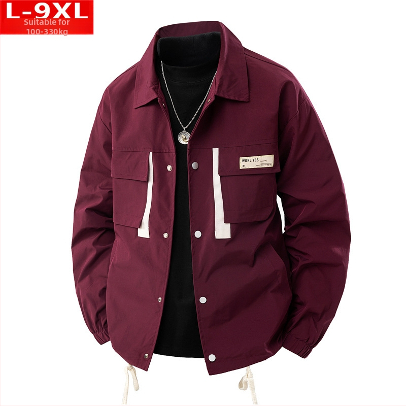 Αντρικό μπουφάν με πέτο γιακά, χαλαρή γραμμή, τσέπες με patch, μονόπετα κουμπώματα, πολυεστερικό ύφασμα