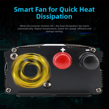 Keithia DC-AC μετατροπέας αυτοκινήτου 12V/24V/48V/60V σε 220V, 500W/1000W/2000W