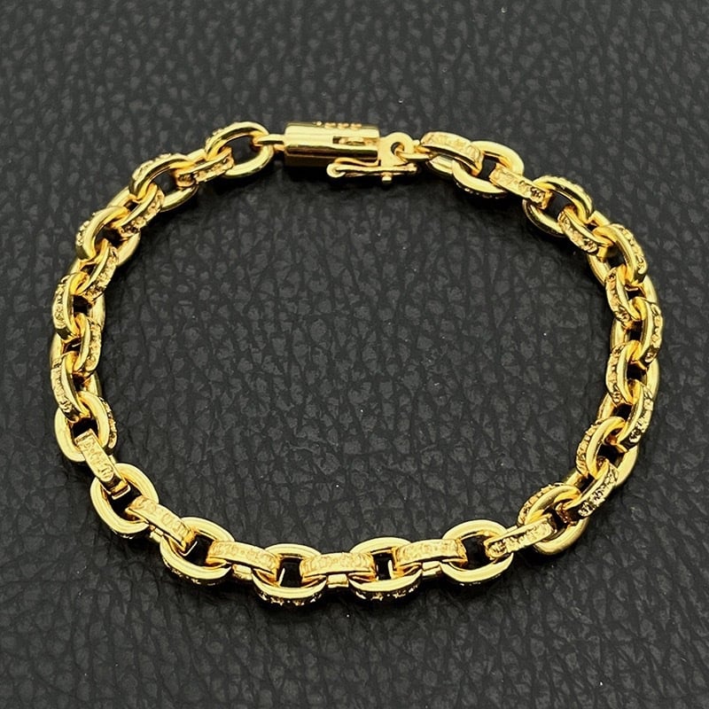 Βραχιόλι από χαλκό, Unisex, Ρετρό στυλ, Κείμενο με επιγραφή, Άνοιξη 2025