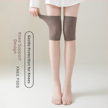 Γυναικείες κάλτσες μέχρι το γόνατο από νάιλον, λεπτές, 15D, με αντιολισθητική σιλικόνη, αντιτριβή