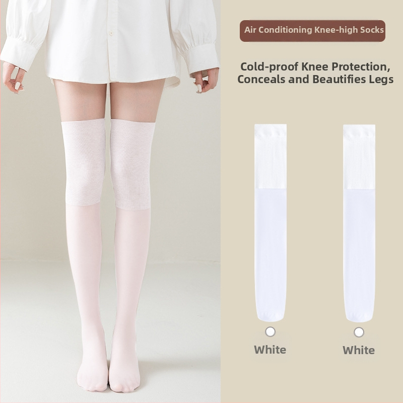 Γυναικείες κάλτσες μέχρι το γόνατο από νάιλον, λεπτές, 15D, με αντιολισθητική σιλικόνη, αντιτριβή