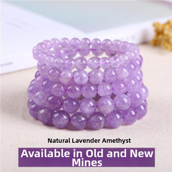 Γυναικείο βραχιόλι από αμέθυστο κρύσταλλο, λεβάντα απόχρωση, σε σχήμα ζώου/ζωδιακού κύκλου, χειροποίητο αξεσουάρ για το χέρι