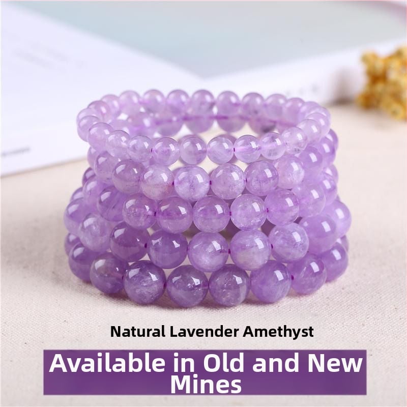 Γυναικείο βραχιόλι από αμέθυστο κρύσταλλο, λεβάντα απόχρωση, σε σχήμα ζώου/ζωδιακού κύκλου, χειροποίητο αξεσουάρ για το χέρι