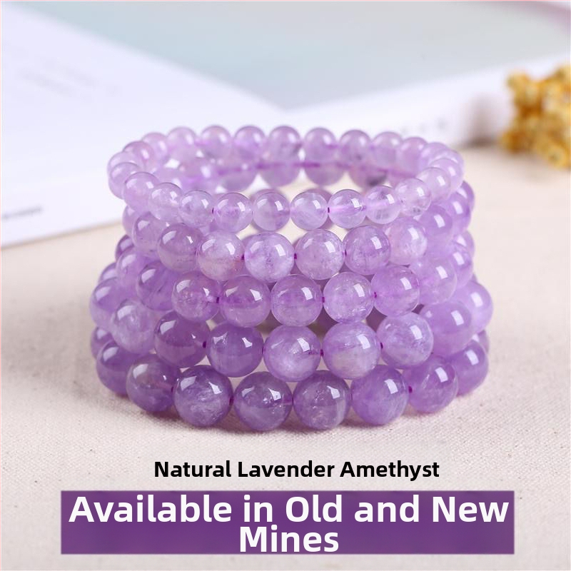 Γυναικείο βραχιόλι από αμέθυστο κρύσταλλο, λεβάντα απόχρωση, σε σχήμα ζώου/ζωδιακού κύκλου, χειροποίητο αξεσουάρ για το χέρι