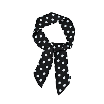 Φουλάρι πολυεστέρα με εκτύπωση πουά, IN στυλ, στενή σιλουέτα εμπνευσμένη από λεπτή γραβάτα, απλή ύφανση, περιεκτικότητα σε πολυεστέρα 81-95%