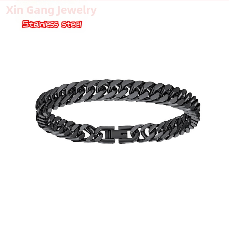 Pánske náramky z titánovej ocele, leštený povrch, nekonvenčný tvar, jarné uvedenie 2025.