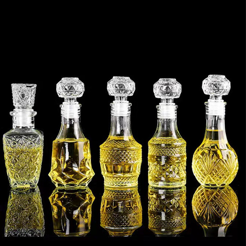 Γυάλινο μικρό μπουκάλι κρασιού για γευσιγνωσία – διανομέας δειγμάτων, χωρίς εκτύπωση λογότυπου, μάρκα zh