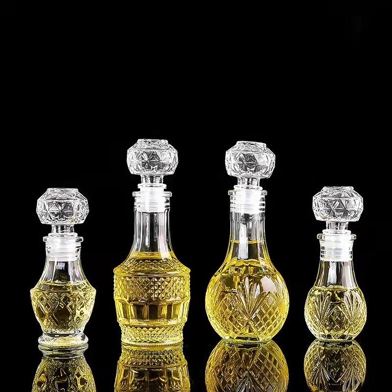 Γυάλινο μικρό μπουκάλι κρασιού για γευσιγνωσία – διανομέας δειγμάτων, χωρίς εκτύπωση λογότυπου, μάρκα zh