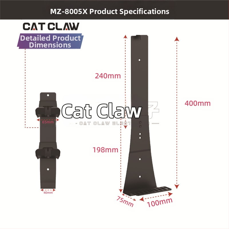 Stěnový držiak na hry pre PS5/PS5 Pro/PS5 Slim s úložiskom na ovládač a slúchadlá, kovová konštrukcia, model MZ-8005X, hmotnosť 900 g