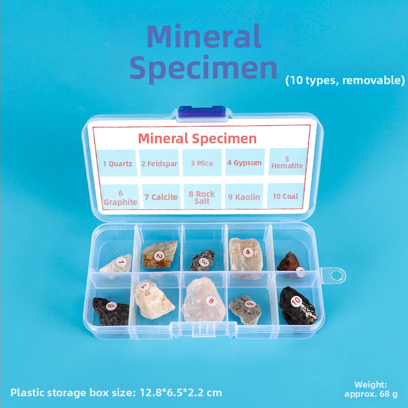 Σετ δειγμάτων πετρωμάτων, ορυκτών και μεταλλείων για πρωτοβάθμια εκπαίδευση