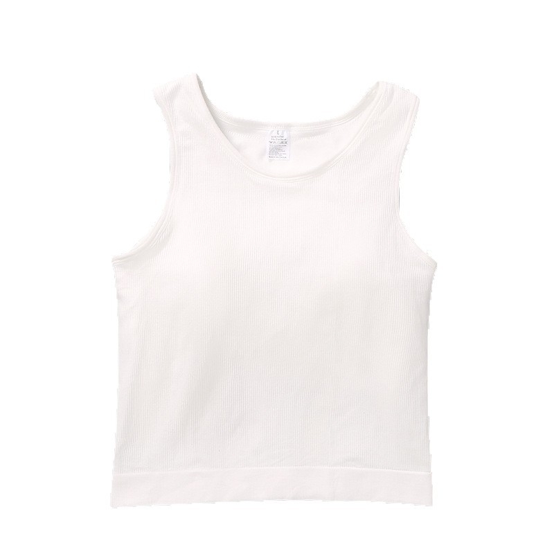 Be rankovių topas, be siūlių dizainas, stačiakampio iškirptė, nailono audinys, 80-90% nailono turinys, plonas audinys 121-140 g/m², tinkamas visoms sezonoms