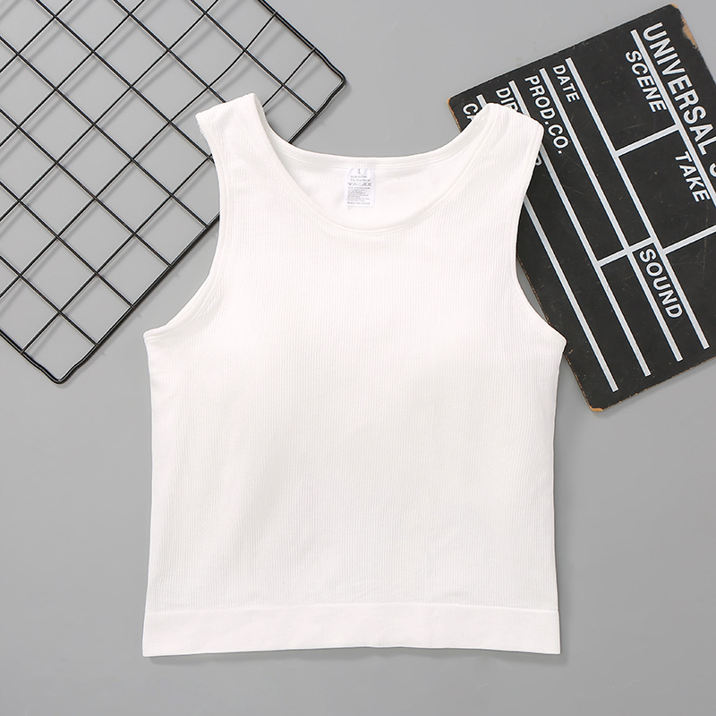 Be rankovių topas, be siūlių dizainas, stačiakampio iškirptė, nailono audinys, 80-90% nailono turinys, plonas audinys 121-140 g/m², tinkamas visoms sezonoms