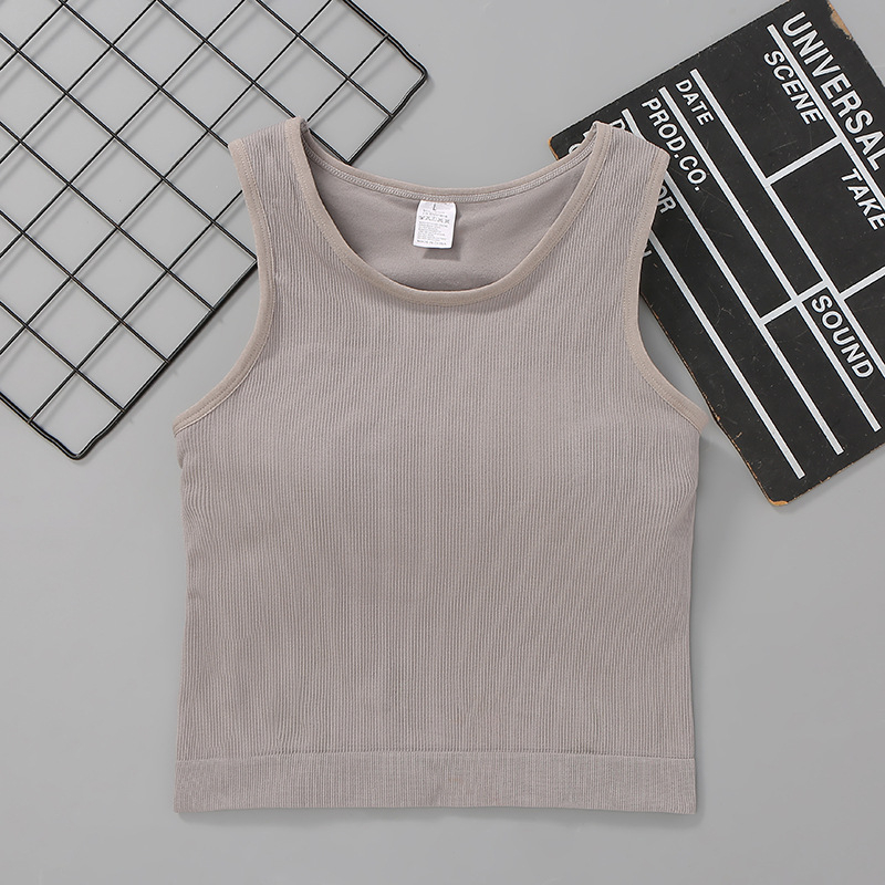 Be rankovių topas, be siūlių dizainas, stačiakampio iškirptė, nailono audinys, 80-90% nailono turinys, plonas audinys 121-140 g/m², tinkamas visoms sezonoms