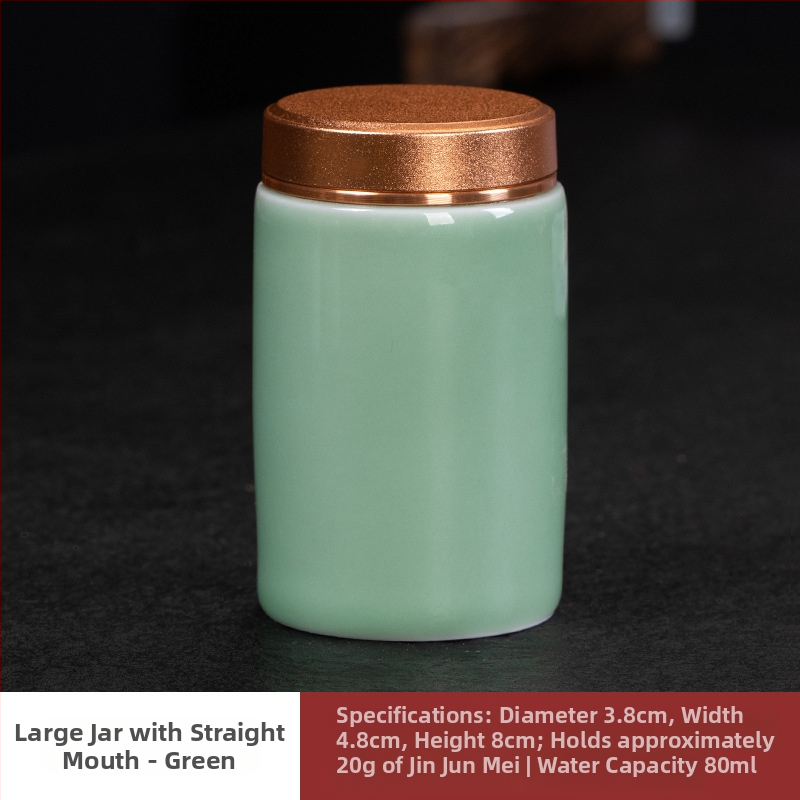 Keramička posuda za čaj s Celadon završetkom i poklopcem od legure, otporna na vlagu, mogućnost ispisa logotipa