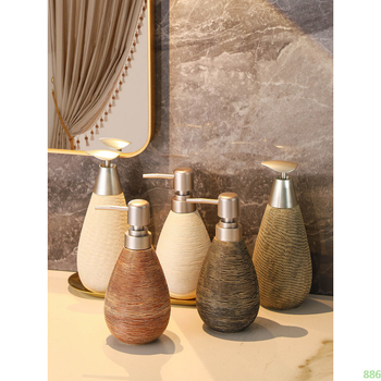 Κεραμικός δοχέας σαπουνιού μπάνιου με αντλία, ρετρό ιαπωνικό στυλ, πιστοποιημένο CUPC