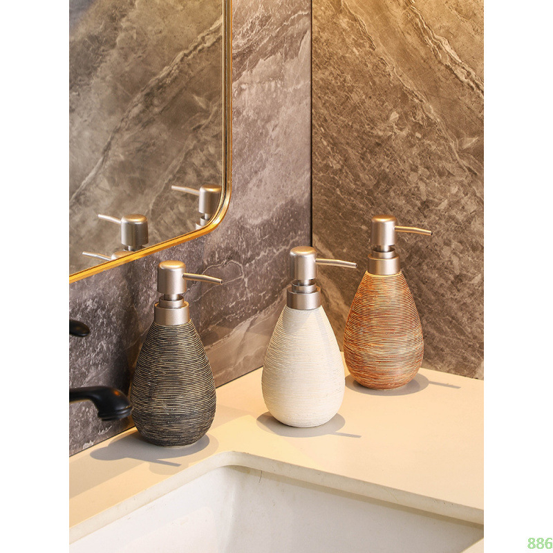 Κεραμικός δοχέας σαπουνιού μπάνιου με αντλία, ρετρό ιαπωνικό στυλ, πιστοποιημένο CUPC