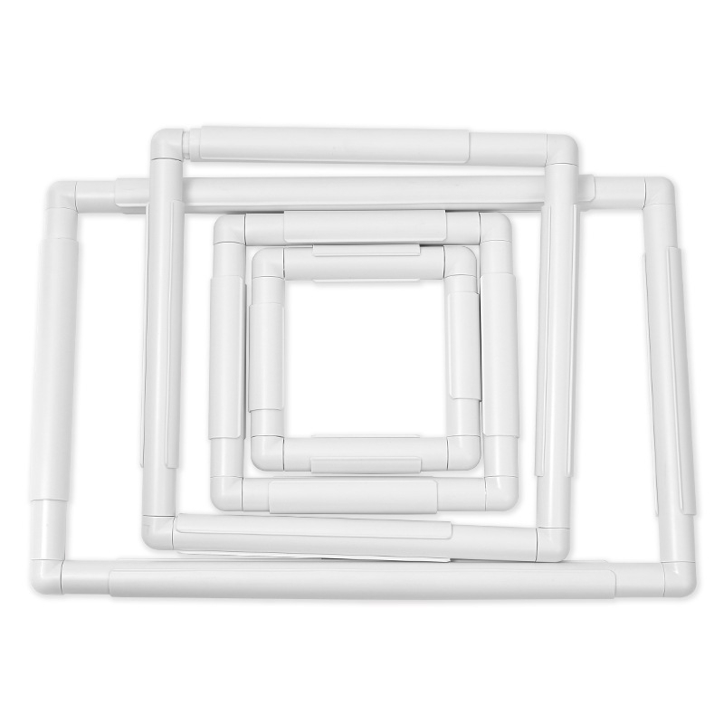 Yunchen Τετράγωνο πλαστικό πλαίσιο κεντήματος για σταυροβελονιά – Εργαλείο DIY κεντήματος, κουτί με 2000 τεμάχια