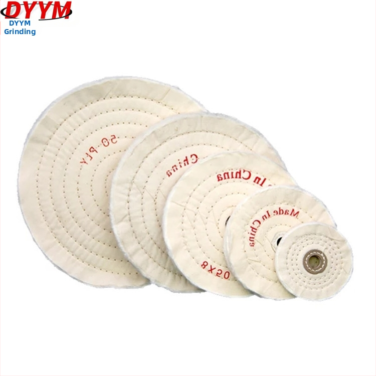 Полировачно колело за бижута, памучна тъкан, без абразиви, вътрешен диаметър 10, твърдост: памучна тъкан