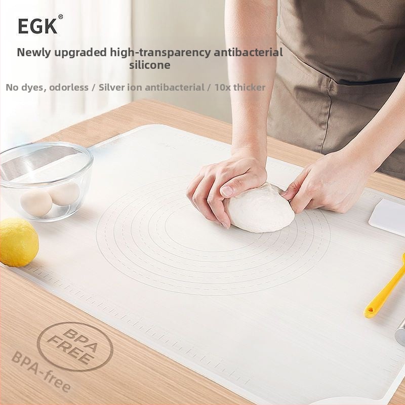 Seminex Silikoninė Tešlos Minkymo Mat – Maisto Kokybės, Storo, Nelimpančio, Su Matavimo Skale ir Logotipo Personalizavimo Galimybe